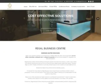 Regaloffices.com(Regal Business Centre Hong Kong) Screenshot