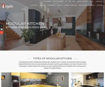 Regalokitchens.com(Offering Excellent Modular Kitchen Design) Screenshot