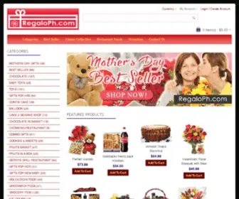 Regalophilippines.com(Send gifts to Philippines) Screenshot