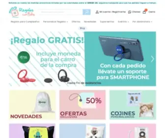 Regalosconfoto.com(Regalos Personalizados con Fotos) Screenshot