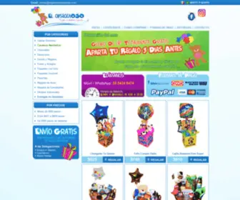 Regaloselobsequioso.com(EL OBSEQUIOSO) Screenshot