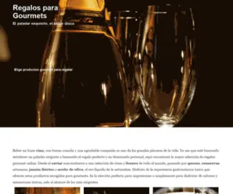 Regalosgourmets.com(Regalos para Gourmets) Screenshot