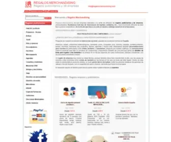 Regalosmerchandising.com(Regalos de empresa) Screenshot