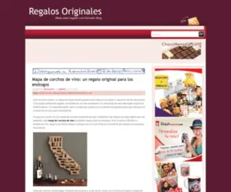 Regalosoriginales.net(Ideas para regalar con formato blog) Screenshot