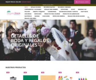 Regalostock.com(Regalos de boda) Screenshot