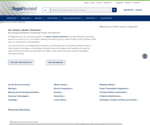 Regalrexnord.com(Regalrexnord) Screenshot