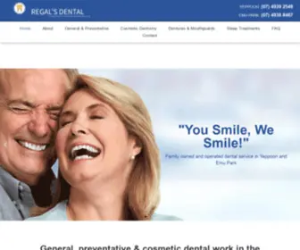 Regalsdental.com.au(Cosmetic) Screenshot