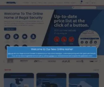 Regalsecurity.co.za(Regal distributes world) Screenshot