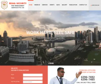 Regalsecurity.com.sg(REGAL SECURITY & FIRE MANAGEMENT SERVICES PTD LTD) Screenshot