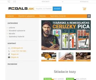 Regals.sk(Lešenia) Screenshot