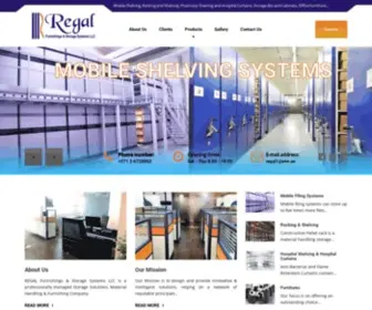 Regalstoragesystems.com(REGAL Furnishings & Storage Systems LLC) Screenshot