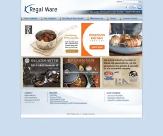 Regalware.com(Regal Ware Corporate) Screenshot