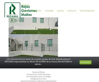 Regama.com.mx(Mallas Para Muros de Gaviones) Screenshot