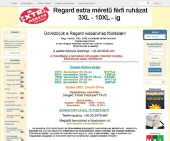 Regardferfiextraruhazat.hu(EXTRA ĂS ĂRIĂS MĂRETĹ° FĂRFI RUHĂZAT 3XL) Screenshot