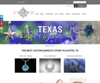 Regardjewelry.com(Custom Jewelry and Repairs at Regard Jewelry in Austin) Screenshot