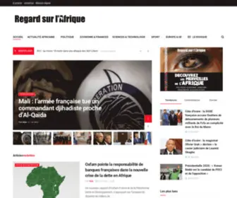 Regardsurlafrique.com(Regard Sur l'Afrique) Screenshot