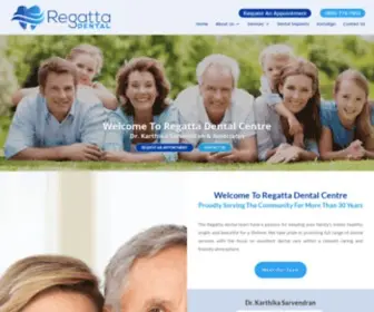 Regattadentalcentre.ca(Regatta Dental) Screenshot