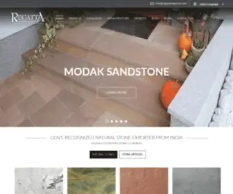 Regattaexports.com(Natural Stone Supplier) Screenshot