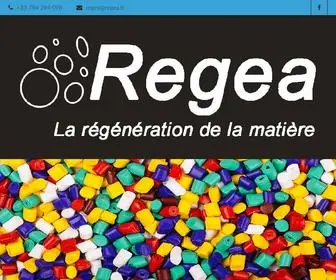 Regea.fr(Commerce de matières plastiques) Screenshot