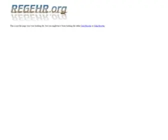 Regehr.org(The Regehr) Screenshot
