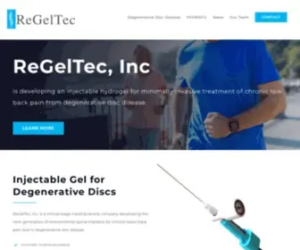 Regeltec.com(ReGelTec, Inc) Screenshot