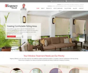 Regency-Blinds.com(Regency Blinds) Screenshot