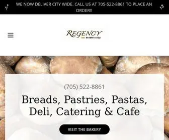 Regencybakery.com(Regency Bakery & Deli in Sudbury) Screenshot