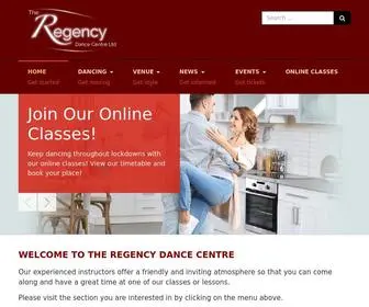 Regencydancecentre.com(The Regency Dance Centre) Screenshot