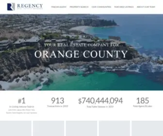 Regencyrealestate.com(Regency Real Estate) Screenshot