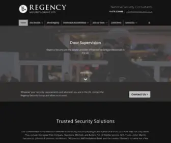 Regencysecurity.co.uk(Regency Security) Screenshot