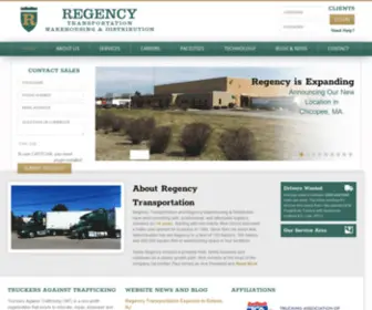 Regencytrans.com(Regency Transportation) Screenshot