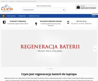 RegeneracJa-Baterii.pl(Sklep z bateriami do laptopów) Screenshot