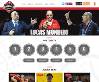 Regeneracomsports.com((FIBA & WNBA Player Agency)) Screenshot