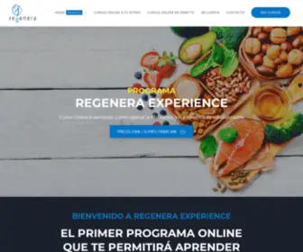 Regeneraexperience.com(Curso Online 6 semanas) Screenshot