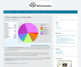 Regenerationnet.com(General Genealogical Resources) Screenshot