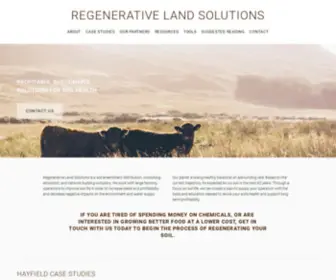 Regenerativelandsolutions.com(Regenerative Land Solutions) Screenshot