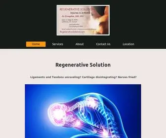 Regenerativesolution.com(Regenerative Solution) Screenshot