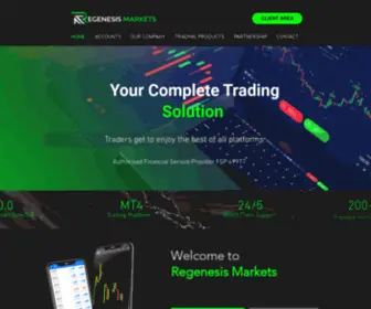 Regenesismarkets.com(Africa&#039;s Leading Forex Broker) Screenshot