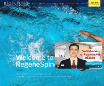 Regenespine.com(Pain Management) Screenshot