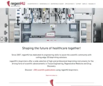 Regenhu.com(Biosystem architects) Screenshot