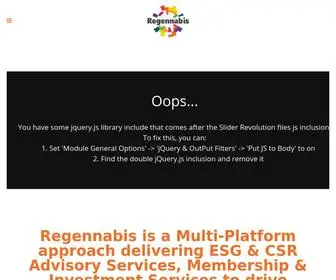 Regennabis.com(Regenerative Growth for ALL in the Cannabis Industry) Screenshot