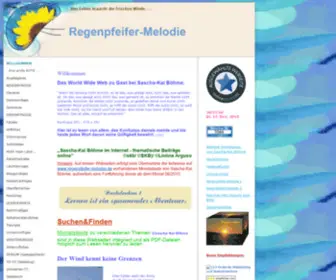 Regenpfeifer-Melodie.eu(Das Leben braucht die frischen Winde) Screenshot