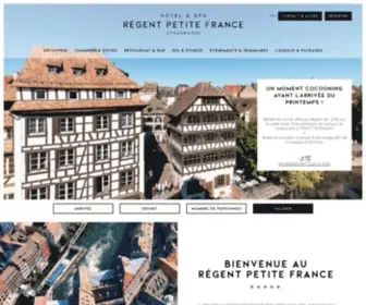 Regent-Petite-France.com(L'Hôtel et Spa Régent Petite France) Screenshot