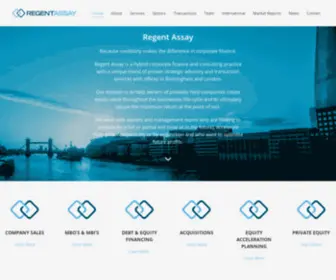 Regentassay.com(Regent Assay) Screenshot