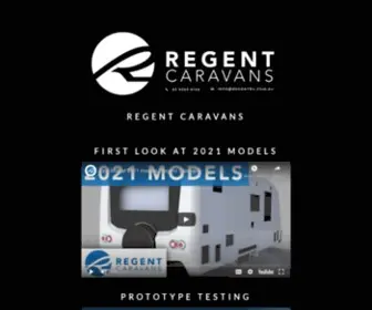 Regentcaravans.com.au(Discover Australia in a Luxury Regent Caravan) Screenshot