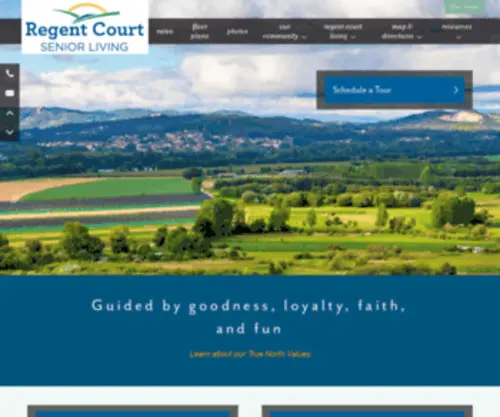 Regentcourtseniorliving.com(Senior Living in North Corvallis) Screenshot