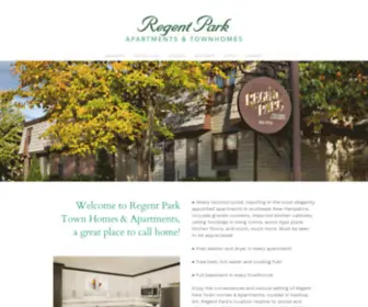 Regentparkapartments.com(Regent Park Apartments & Townhomes) Screenshot