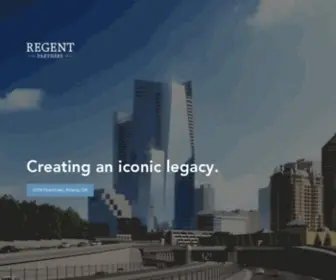 Regentpartners.com(A real estate development and acquisitions company) Screenshot