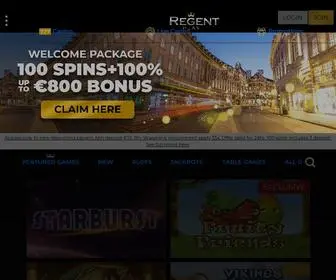 Regentplay.com(Regent Play) Screenshot