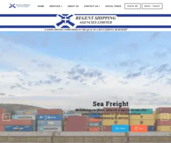 Regentshipping.co.uk(Regent Shipping Agencies Ltd) Screenshot